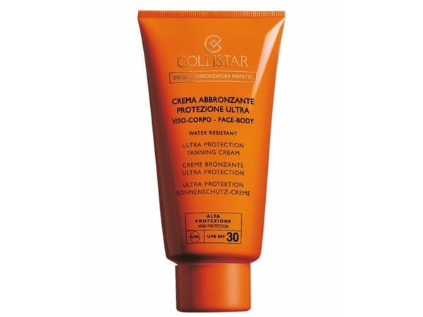 Collistar Ultra Protection Tanning Cream SPF30, Aurinkorasva, Kasvot & vartalo, Tuubi, Ikääntymistä vastaan, Tummien kohtien häivytys, Kosteuttava,...