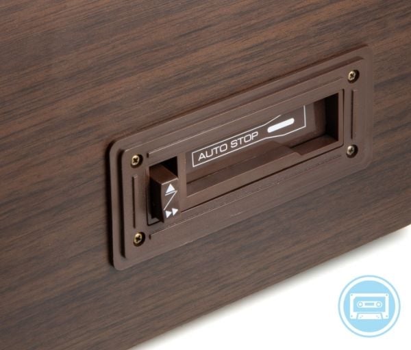Technaxx TX-137 Audio levysoitin hihnavetoisena Musta - Puu (4850)