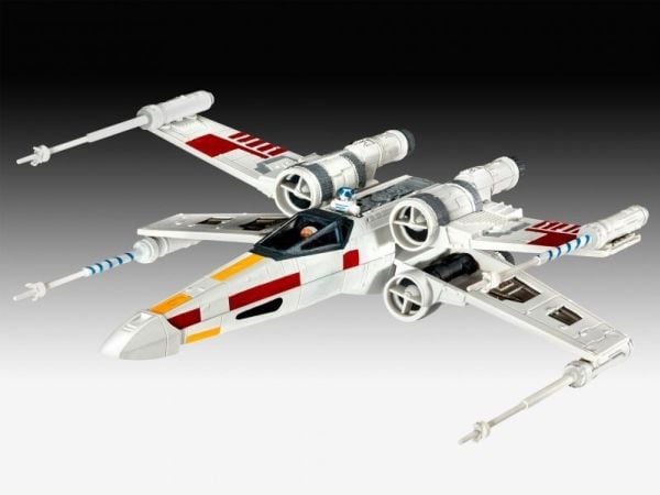 Revellin Star Wars X-Wing Fighter -mallisarja, mittakaava 1:112, taso 3, uskollinen jäljennös monine yksityiskohtineen, helppo liimata ja maalata, ...