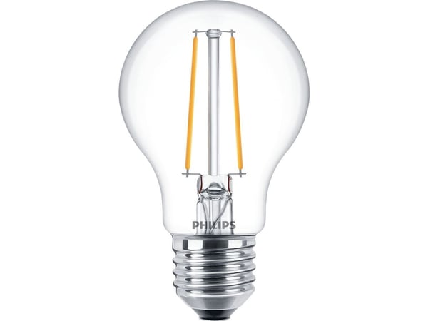 Philips - LED-lyspære - klar finish - E27 - 2.2 W (ekvivalent 25 W) - klasse E - varmt hvitt lys - 2700 K