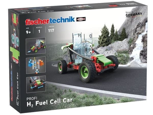 fischertechnik H2 Fuel Cell Car, Byggesett, 9 år, 117 stykker