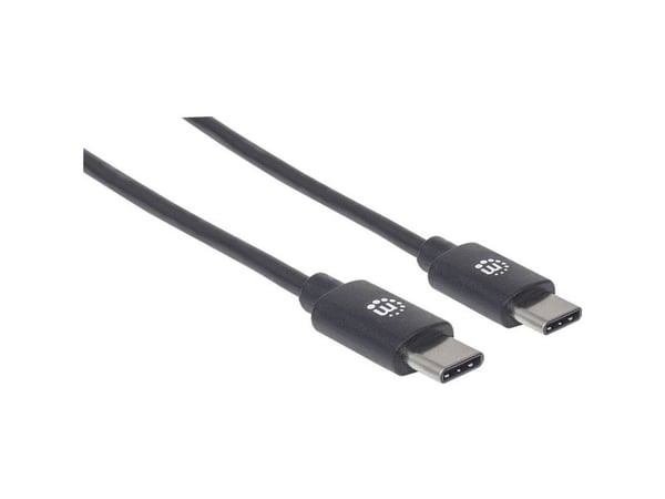 Lindy Manhattan 354882 USB-kabel 3 m 2.0 USB-C, svart