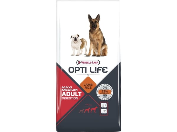 Versele-Laga Adult Digestion Medium & Maxi, Adult (animal), Maxi (26 - 44 kg), Medium (11 - 25 kg), 12,5 kg, Glutenfri Versele-Laga Adult Digestion Medium & Maxi, Adult (animal), Maxi (26 - 44 kg), Medium (11 - 25 kg), 12,5 kg, Glutenfri