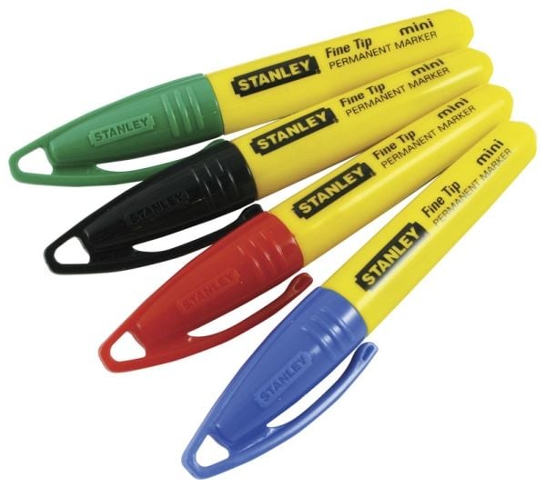 Stanley 1-47-329, 72 stykker, Sort, Blå, Grønn, Rød, Sort, Blå, Grønn, Rød, 79 mm, 191 mm, 17 mm