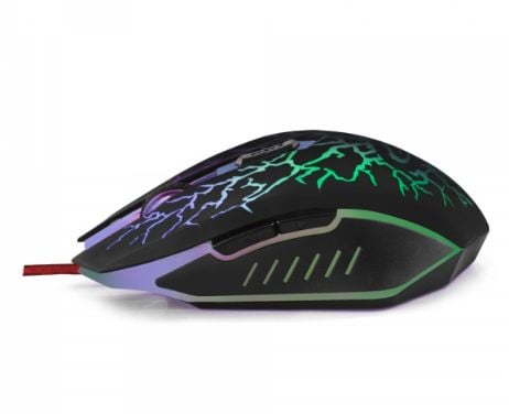 Esperanza MX211 LIGHTNING - Mus - høyrehendt - optisk - 6 knapper - kablet - USB