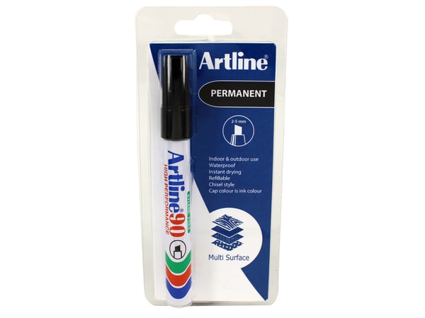 Artline 90 tusj sort 1 blister Artline 90 tusj sort 1 blister