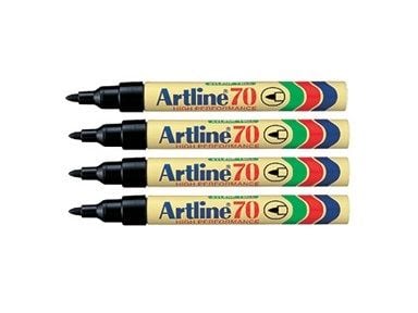 Marker Artline 70 Blisterförpackning sort (4)
