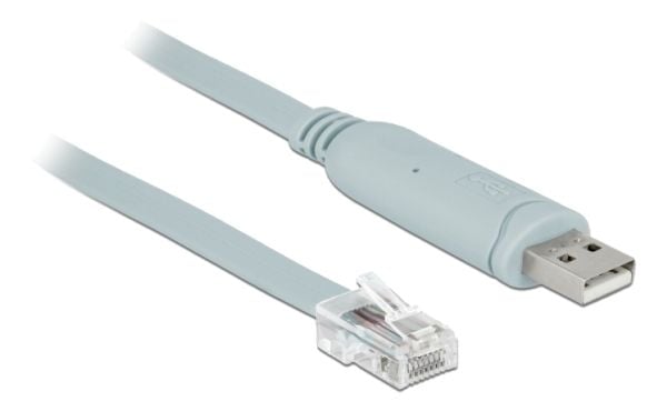 DeLOCK 63308, Harmaa, FTDI FT232RL, 256 B, Muovipussi, 0,0002304 Gbit/s, 5 m