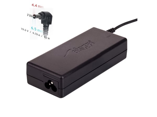 Akyga Dedicated Series AK-ND-20 - Strømadapter - AC 110-240 V - 92 watt - svart