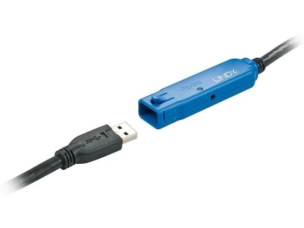 Lindy 43158, 8 m, USB A, USB A, USB 3.2 Gen 1 (3.1 Gen 1), 5000 Mbit/s, Lajittelu