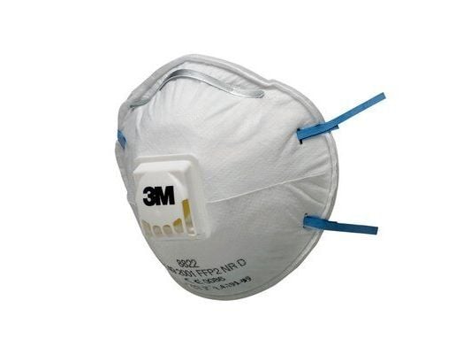 3M 8822, Svart, Blå, Vit, CE