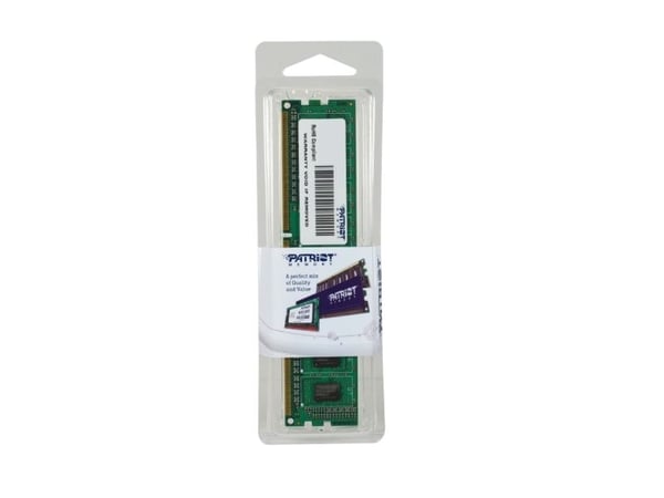 Patriot Memory 4GB PC3-10600, 4 GB, 1 x 4 GB, DDR3, 1333 MHz, 240-pin DIMM