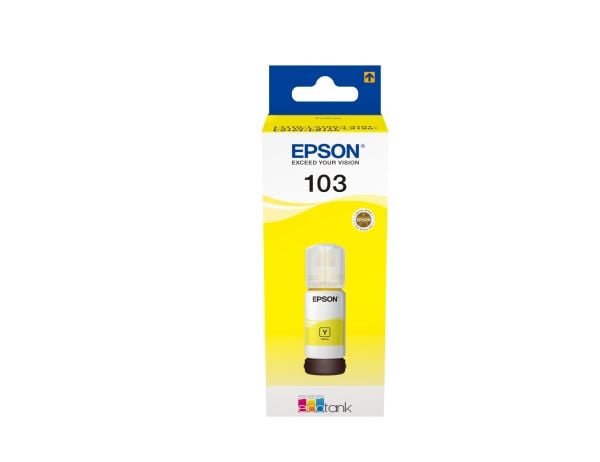 Epson 103 - 65 ml - gul - original - blekkrefill - for EcoTank L3150, L3151, L5190