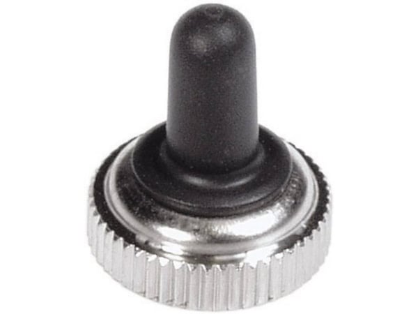APEM N33161005 Tætningskappe Forniklet, Sort 1 stk