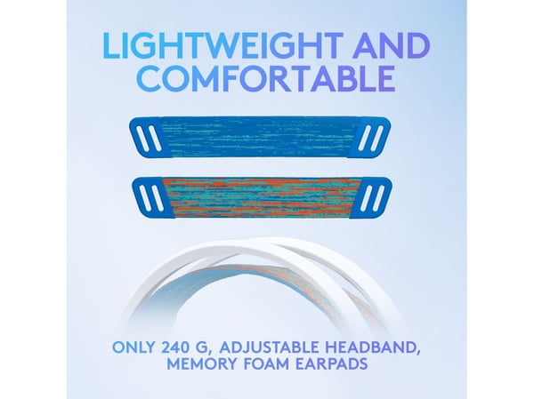 Logitech G G335 Wired Gaming Headset - Hodesett - full størrelse - kablet - 3,5 mm jakk - hvit - Discord Certified