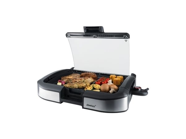 Steba VG 195, 2200 W, Grill, Elektrisk, 400 x 290 mm, Tabletop, Grillnett + steketakke