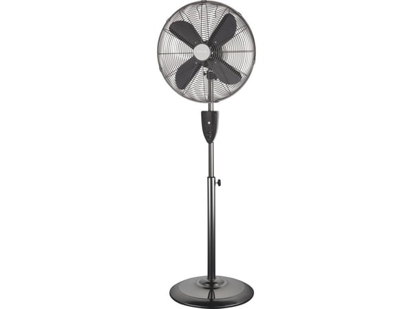 MPM MWP-13M, Husholdningsvifte, Sort, Gulv, Stål, 45 cm, 80°