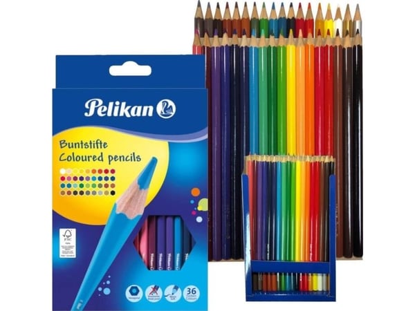 Pelikan 700139, Flerfarget, 36 stykker