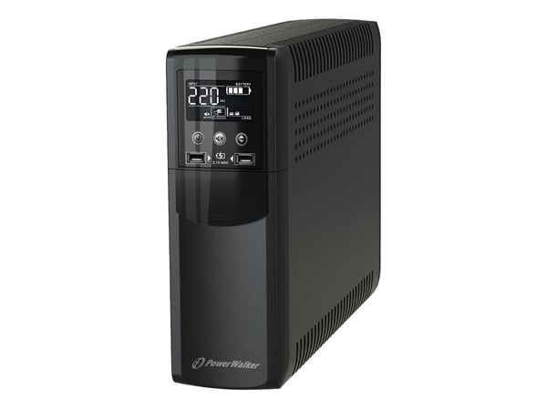 PowerWalker VI 1000 CSW IEC, Linje-Interactive, 1 kVA, 600 W, Sinus, 170 V, 280 V
