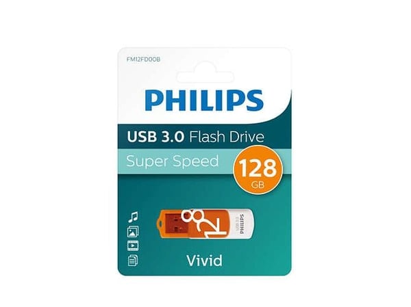 Philips FM12FD00B Vivid Edition 3.0 - USB-flashstasjon - 128 GB - USB 3.0