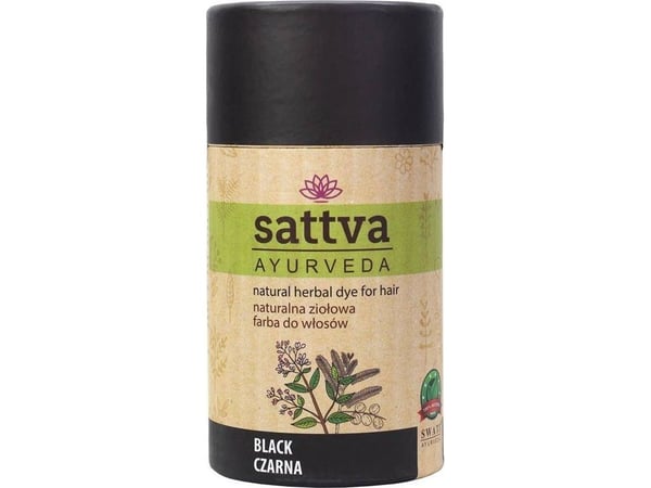 Sattva Natural Herbal Dye For Hair - Black, 150g
