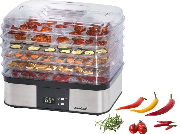 Steba ED 5 - Livsmedelstork - 350 W - rostfritt stål/svart