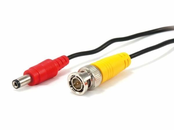 LevelOne CAS-5018 - Strøm/video-kabel - BNC hann til BNC hunn - 18 m - svart