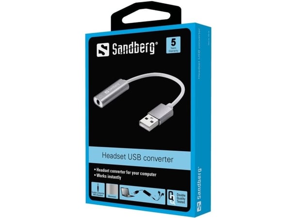 Sandberg - Äänikortti - USB