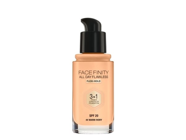 Max Factor Facefinity All Day Flawless Flexi-Hold 3-i-1 primer concealer foundation SPF20 44 30 ml