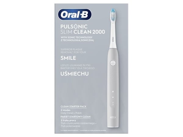 Oral-B Pulsonic Slim Clean 2000 Adult Sonic toothbrush Grey