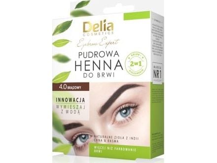 DELIA_Powder eyebrow henna 4.0 Brown 4g DELIA_Powder eyebrow henna 4.0 Brown 4g