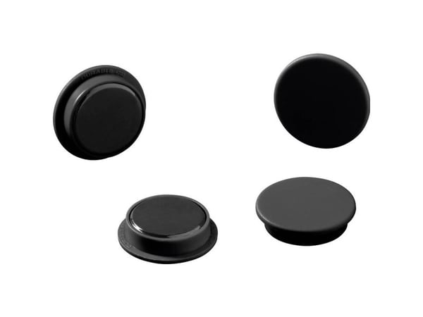 DURABLE - Magnet - 3,2 cm diameter - svart (en pakke 20)