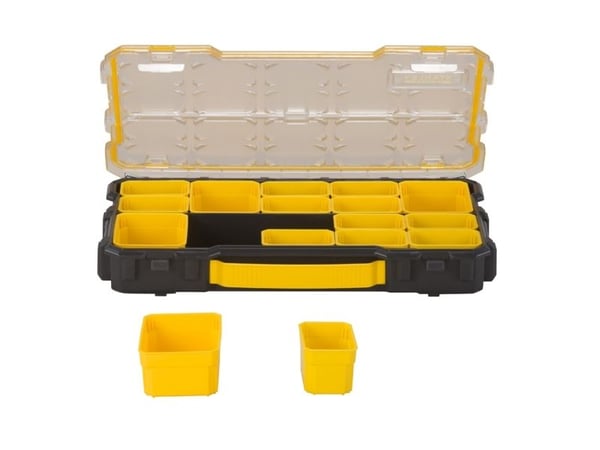 Stanley FMST1-75779, Eske for små deler, Polykarbonat (PC), Sort, Gult, 432 mm, 267 mm, 64 mm