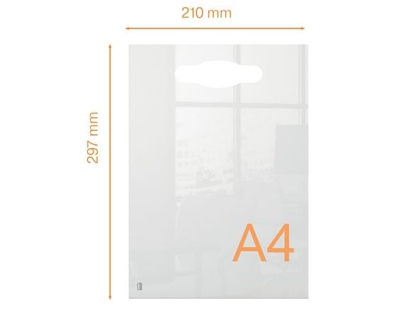 Nobo transparent mini whiteboardtavle i A4 format, Akryl, Bærbar