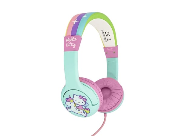 OTL Hello Kitty Unicorn - Hodetelefoner - on-ear - kablet - 3,5 mm jakk - rainbow Kitty pink