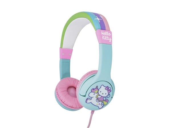 OTL Hello Kitty Unicorn - Hodetelefoner - on-ear - kablet - 3,5 mm jakk - rainbow Kitty pink