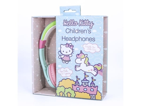 OTL Hello Kitty Unicorn - Hodetelefoner - on-ear - kablet - 3,5 mm jakk - rainbow Kitty pink
