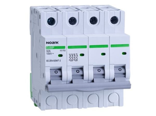 Noark Ex9IP 4P 16A kytkentäkoskettimet 101762