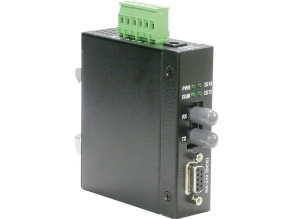 ROLINE Industrial Converter RS232 - Multimode Optical Fiber, ST