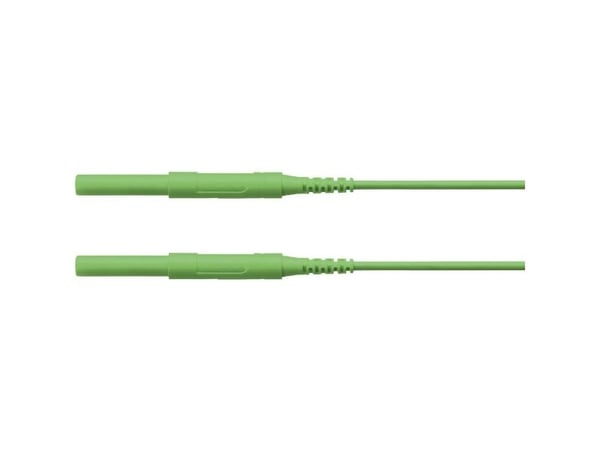 Schützinger HSPL 8568 / AWG16 / 100 / GN Turvatestausjohto [liitin 4 mm - liitin 4 mm] 100,00 cm Vihreä 5 kpl