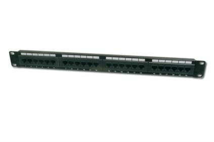 DIGITUS Professional DN-91624U - Koblingspanel - CAT 6 - UTP - RJ-45 X 24 - 1U - 19"