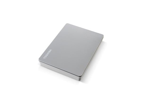 Toshiba Canvio Flex - Harddisk - 2 TB - ekstern (bærbar) - 2.5" - USB 3.2 Gen 1 - sølv