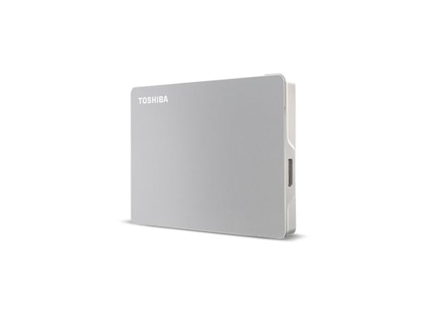 Toshiba Canvio Flex - Harddisk - 2 TB - ekstern (bærbar) - 2.5" - USB 3.2 Gen 1 - sølv