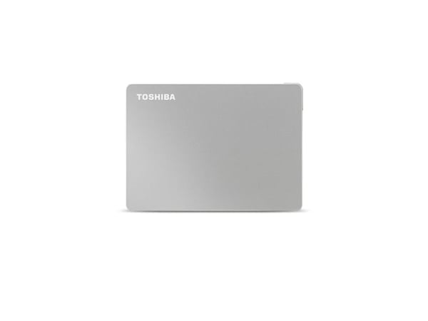 Toshiba Canvio Flex - Harddisk - 2 TB - ekstern (bærbar) - 2.5" - USB 3.2 Gen 1 - sølv