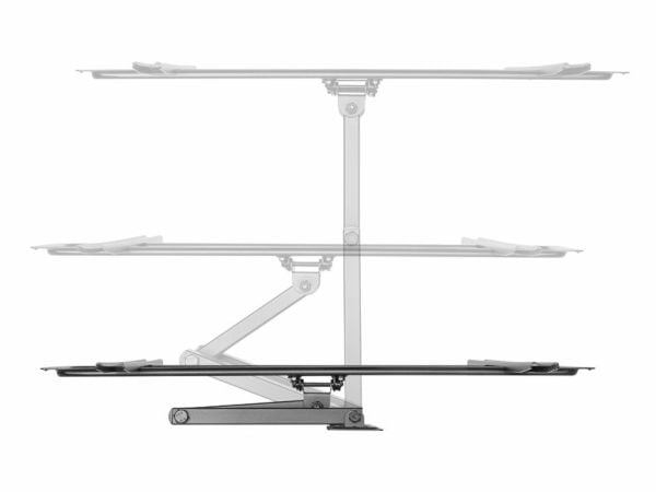 Equip 650342, 177,8 cm (70"), 200 x 200 mm, 600 x 400 mm, -15 - 10°, Rustfritt stål, Sort