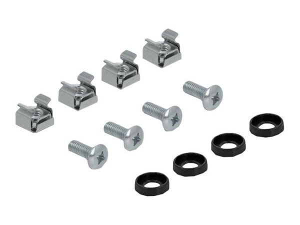 Delock - Rackkabelstyringspanel - svart - 1U - 19"