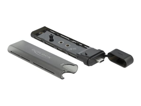 Delock - Lagringspakke - M.2 - M.2 NVMe-kort / SATA 10 Gb/s - USB 3.2 (Gen 2)