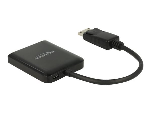 Delock DisplayPort 1.4 Splitter 1 x DisplayPort to 2 x HDMI MST - Video/lyd-splitter - 2 x HDMI - stasjonær