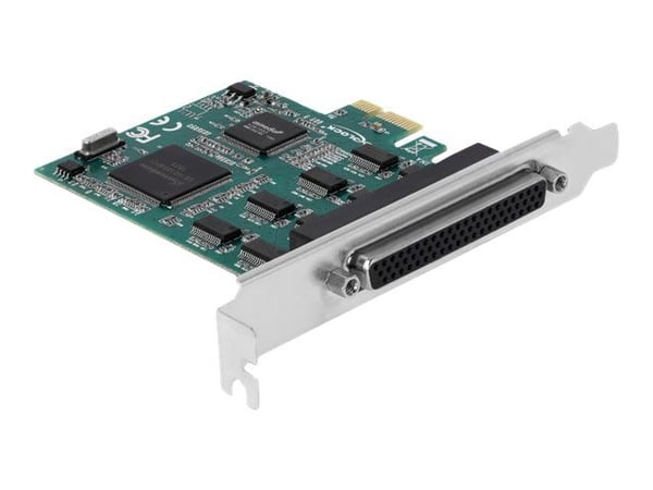 DeLOCK - Seriell adapter - PCIe 1.1 - RS-232 x 8 - svart, grønn (90411)
