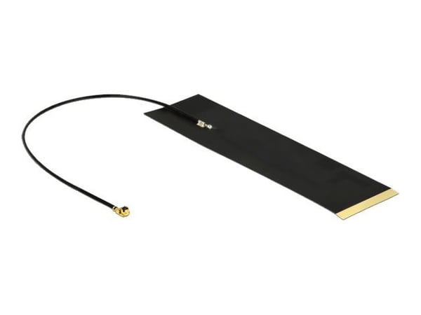 Delock LTE Antenne MHF I plugg 1,9 - 3,9 dBi 1,13 15 cm FPC intern selvklebende - Antenne - Smart Home - 1,9 - 3,9 dBi - selvklebende montering - s...